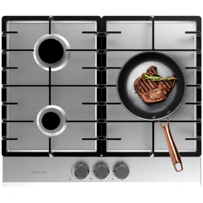 Placa de gas Cecotec Bolero Squad G 3200F Inox