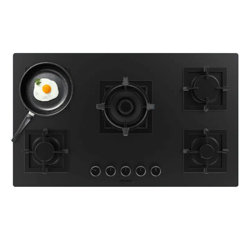 Placa de gas Cecotec Bolero Squad G 5800S Eternal Nano Glass