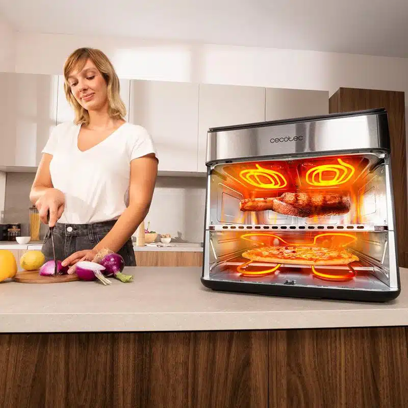 Freidora de aire Cecotec Cecofry FoodCourt 18000 4Pizza - Imagen 13