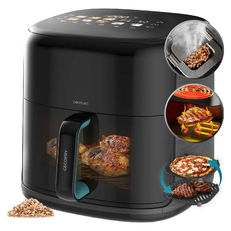 Freidora de aire Cecotec Cecofry&Grill Smokin'Prime 8500