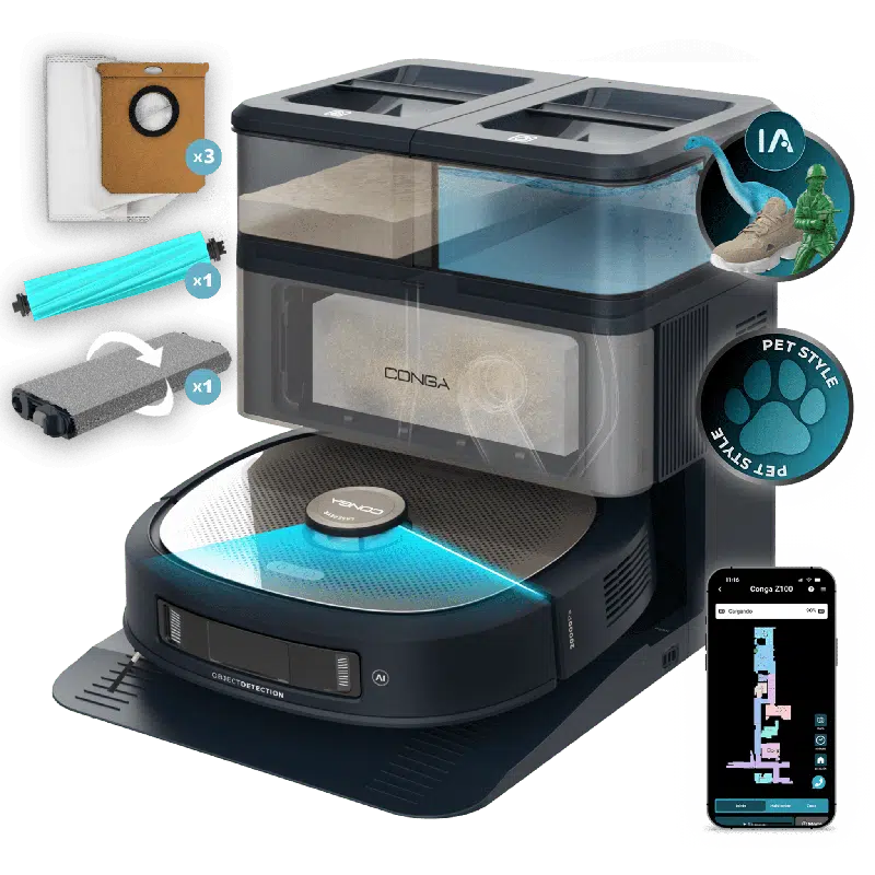 Robot aspirador Cecotec Conga Z100 X-Treme