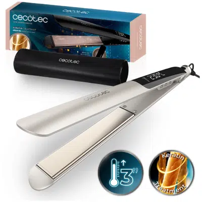 Plancha de pelo Cecotec Lisse Keratin Essence Champagne