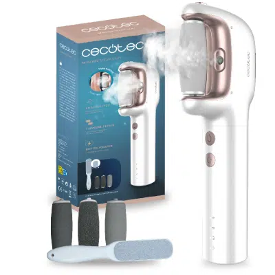 Lima eléctrica Cecotec SkinCare Steam Silky