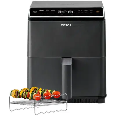 Freidora de Aire Cosori Dual Blaze Chef Edition 6,4L Negra