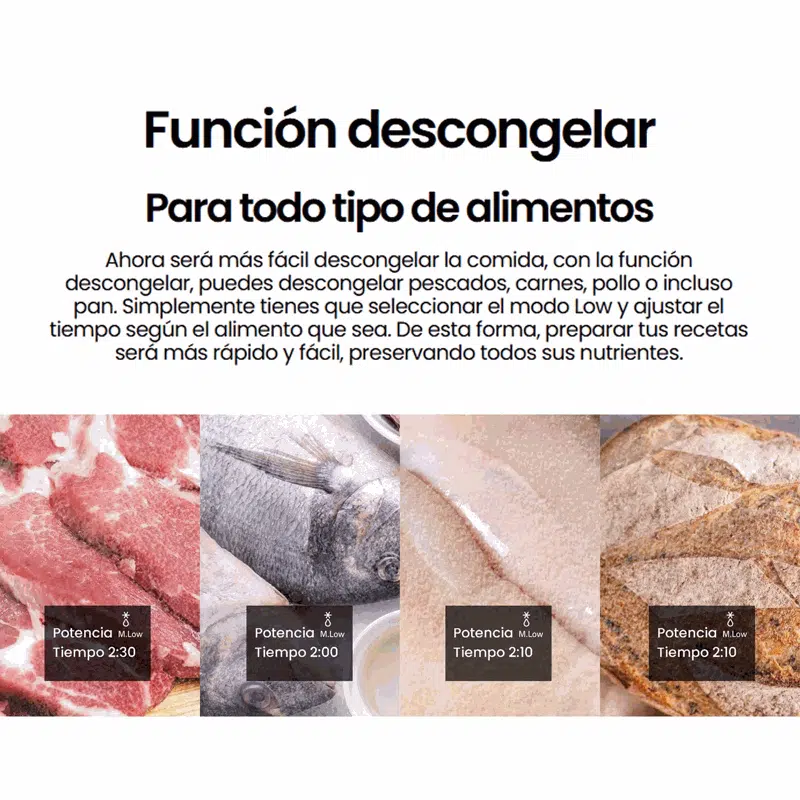 Microondas con Grill Infiniton MW-2511C 25L Inox - Imagen 10