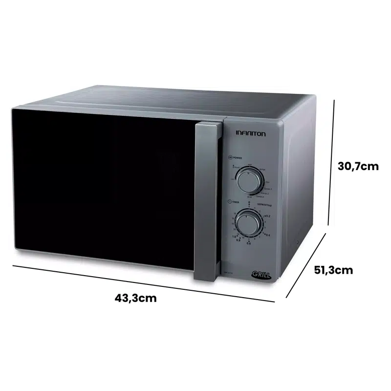 Microondas con Grill Infiniton MW-2511C 25L Inox - Imagen 4