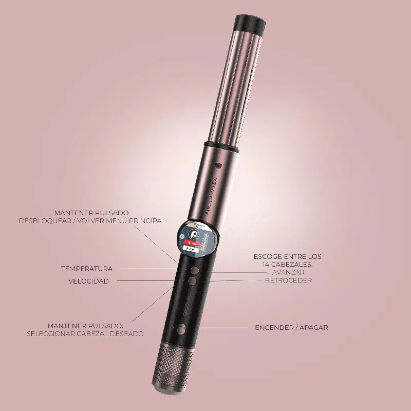 Moldeador de pelo Cecotec AirGlam 14in1 Flex Black - Imagen 5