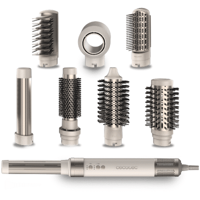 Moldeador Cecotec CeramicCare AirGlam Champagne 8 en 1