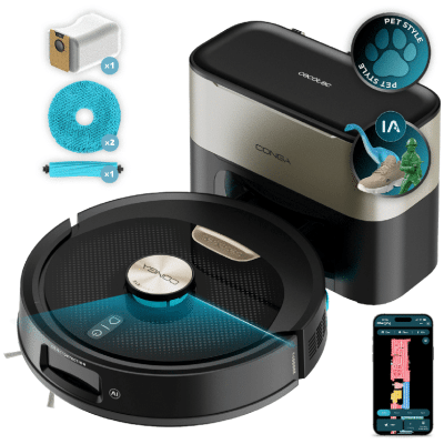 Robot aspirador con navegación laser Cecotec Conga Y100 X-Treme