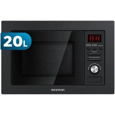 Microondas integrable Infiniton IMW-20BTN 20L  Negro