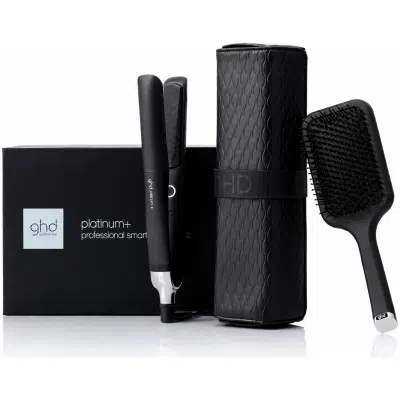 Plancha de pelo GHD Platinum + Gift Set negro