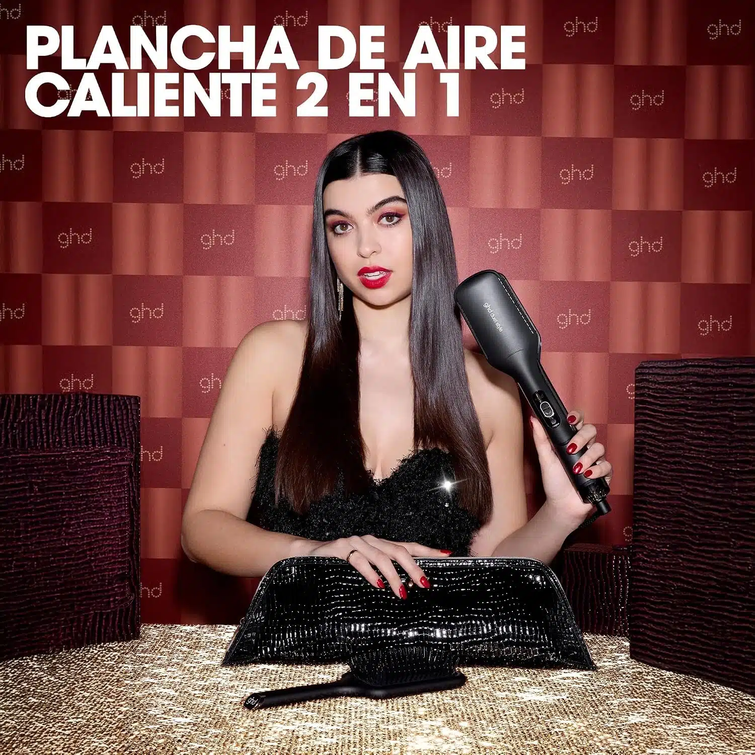 Plancha de pelo 2en1 GHD Duet Style Gift set negro - Imagen 5