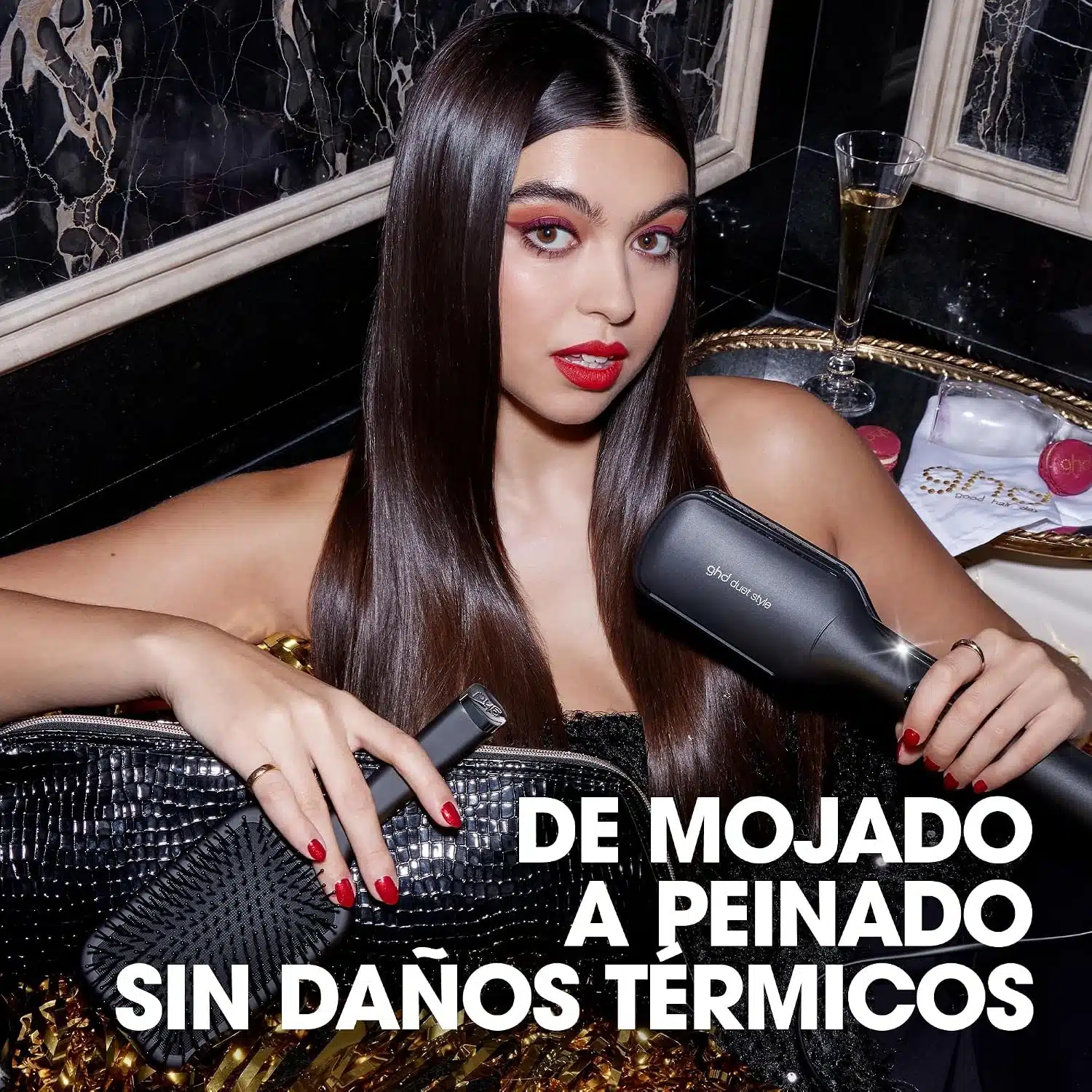 Plancha de pelo 2en1 GHD Duet Style Gift set negro - Imagen 4