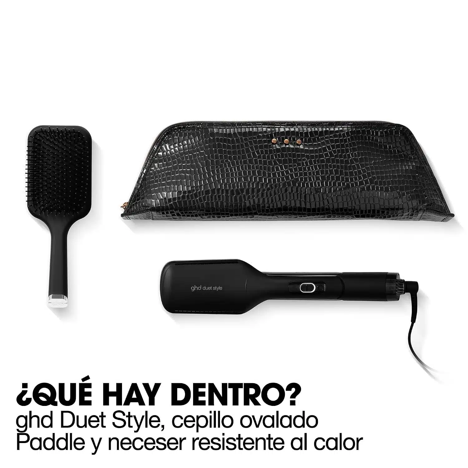 Plancha de pelo 2en1 GHD Duet Style Gift set negro - Imagen 3