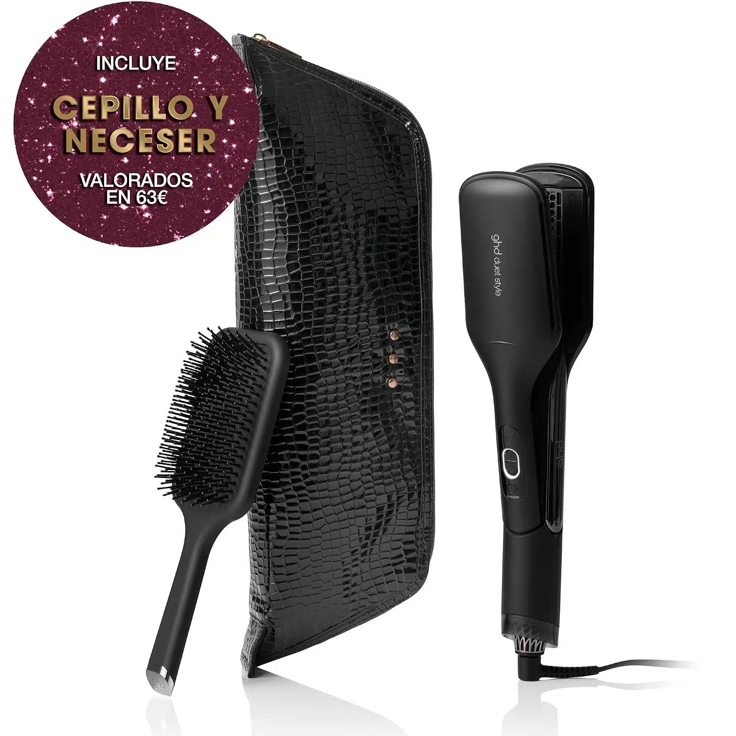 Plancha de pelo 2en1 GHD Duet Style Gift set negro - Imagen 7