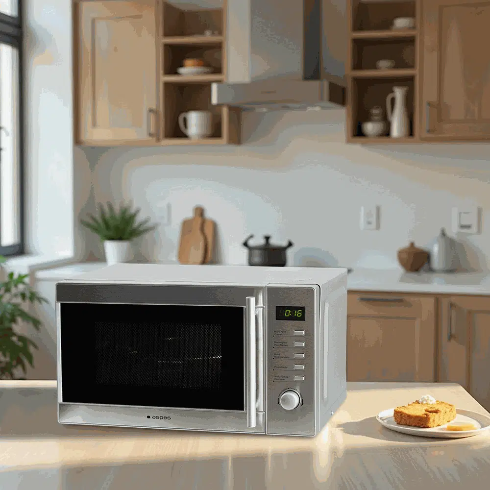 Microondas con Grill Aspes AMW2700DGX 20L Inox - Imagen 3