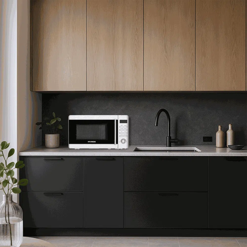 Microondas Grill Hyundai HME207DGI00 20L Inox - Imagen 4