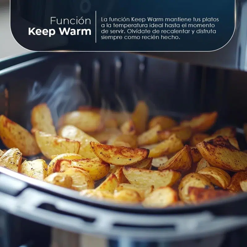 Freidora de aire Hyundai HAF5500D 5.5L Negro - Imagen 6