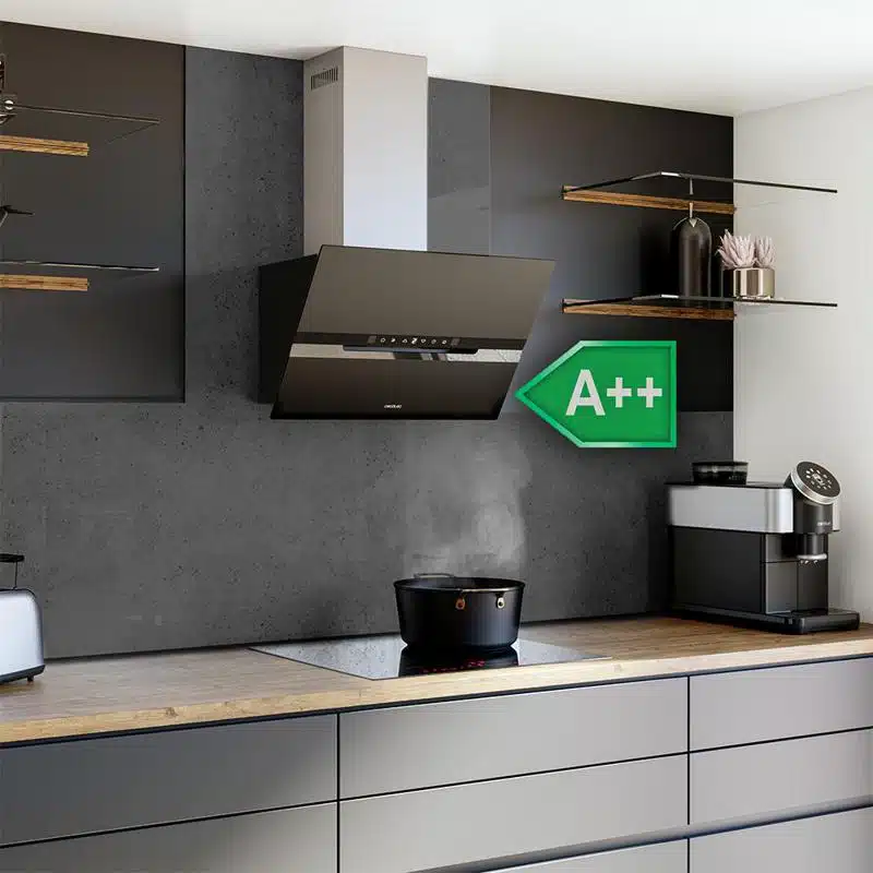 Campana extractora Cecotec Bolero Flux DT 608010 Glass Black A++ - Imagen 12