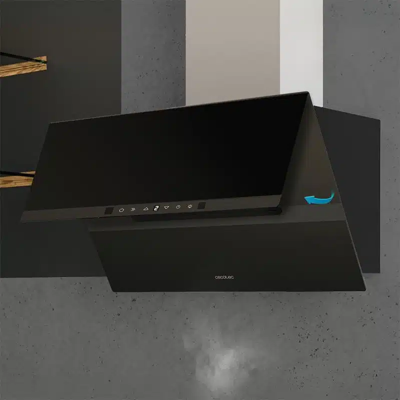 Campana extractora Cecotec Bolero Flux DT 608010 Glass Black A++ - Imagen 5