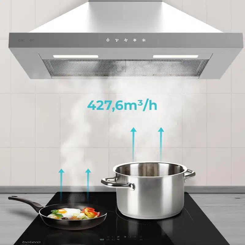 Campana extractora Cecotec Bolero Flux PT 604000 Inox A+++ - Imagen 10