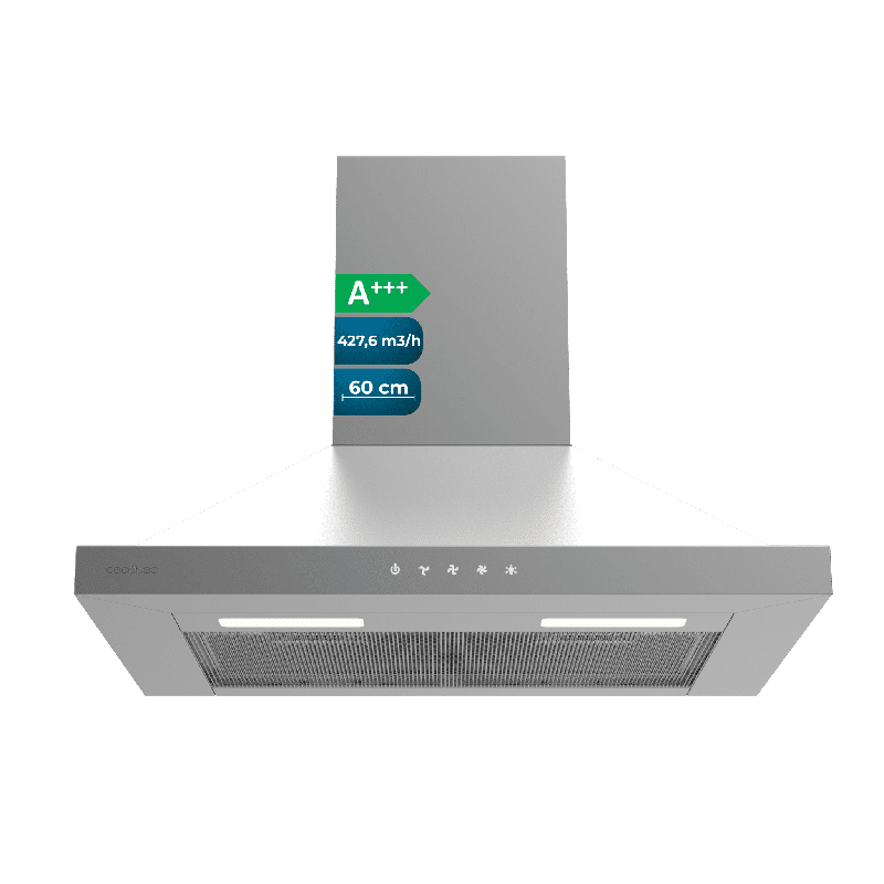 Campana extractora Cecotec Bolero Flux PT 604000 Inox A+++