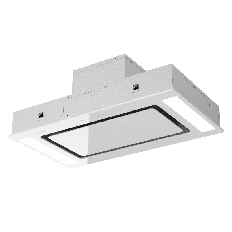 Campana extractora Cecotec Bolero Flux TIR 908000 Glass White A++ - Imagen 3