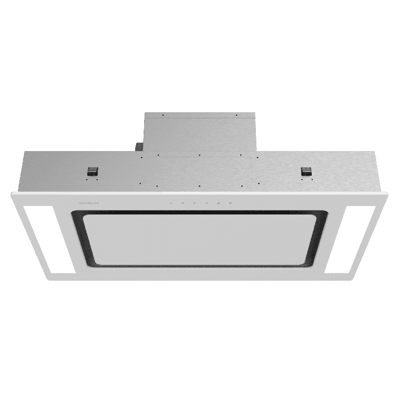 Campana extractora Cecotec Bolero Flux TIR 908000 Glass White A++ - Imagen 2