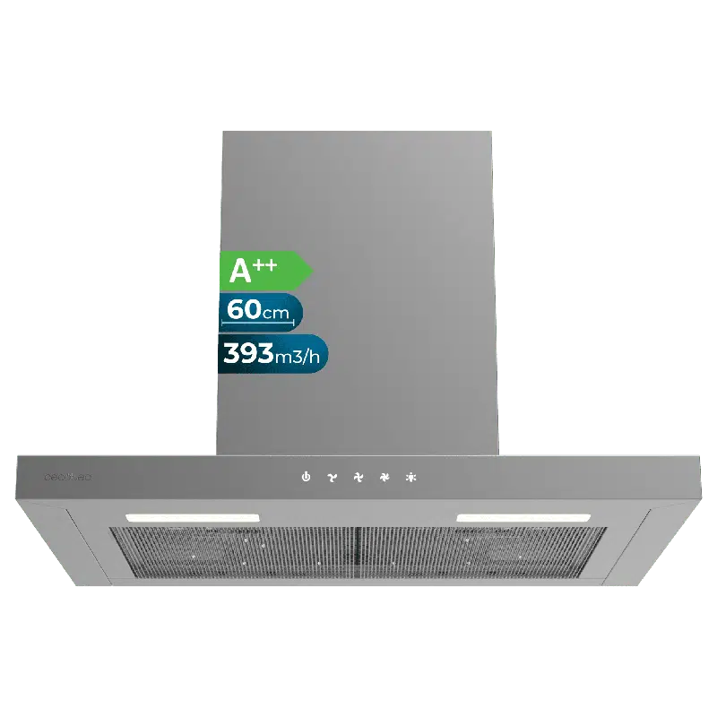 Campana extractora Cecotec Bolero Flux TT 604000 Inox A++