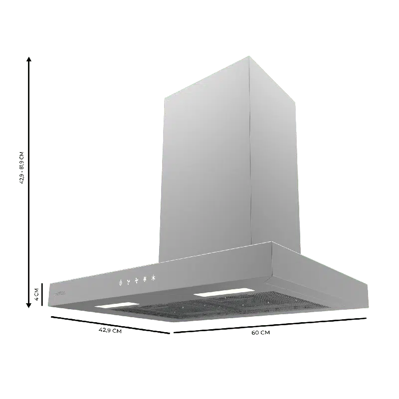 Campana extractora Cecotec Bolero Flux TT 604000 Inox A++ - Imagen 4