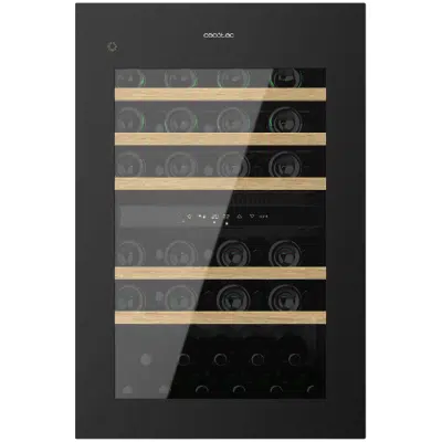 Vinoteca Cecotec Bolero GrandSommelier Duo 57000 Touch Black
