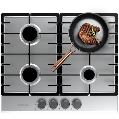 Placa de gas Cecotec Bolero Squad G 4200F Inox