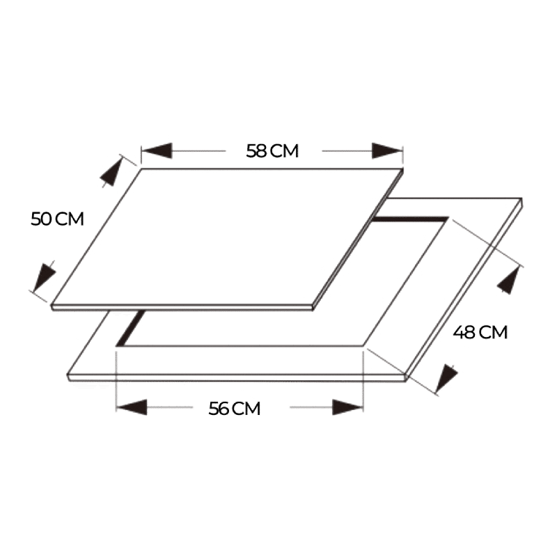 Placa de gas Cecotec Bolero Squad G 4200F Inox - Imagen 5