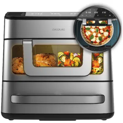 Freidora de aire para pizza Cecotec Cecofry FoodCourt 18000 4Pizza