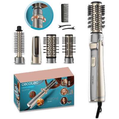 Cepillo de aire Cecotec CeramicCare 5in1 AirBrush Gyro Elite