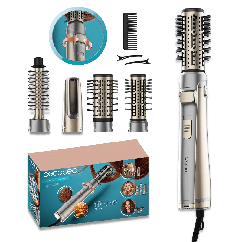 Cepillo de aire Cecotec CeramicCare 5in1 AirBrush Gyro Elite