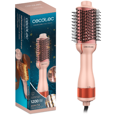 Cepillo de aire Cecotec CeramicCare Single Peach