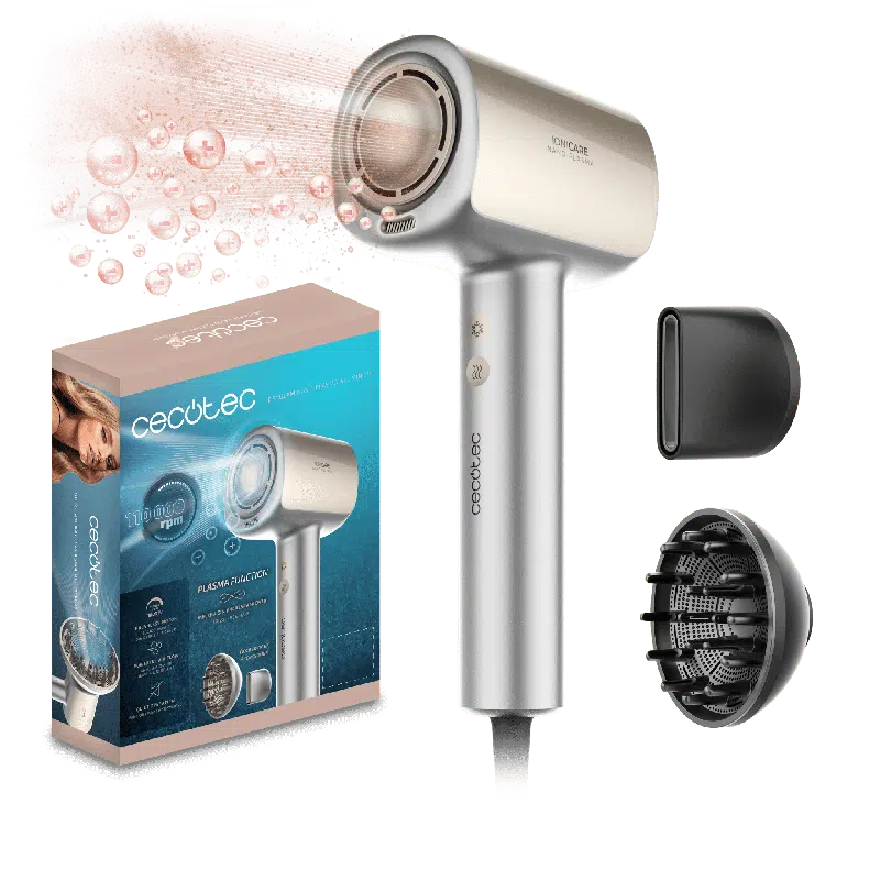 Secador de pelo Cecotec DryGlam Nano Plasma Aluminum