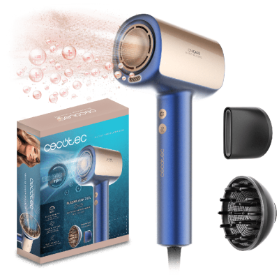 Secador de pelo Cecotec DryGlam Nano Plasma Blue