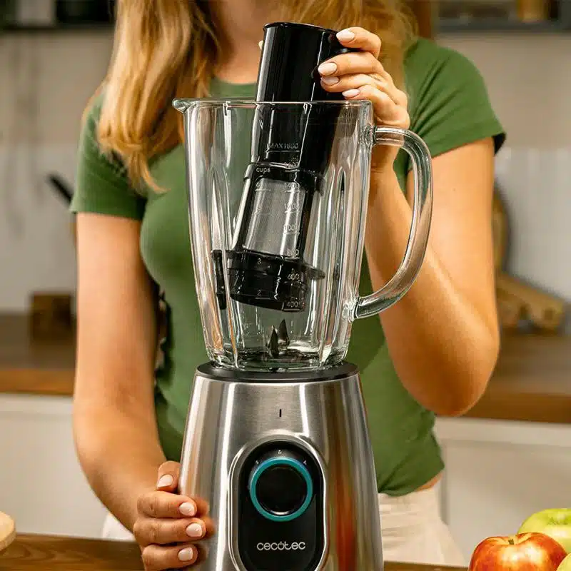 Batidora de vaso Cecotec Power Black Titanium 2300MAX Inox Pro - Imagen 5