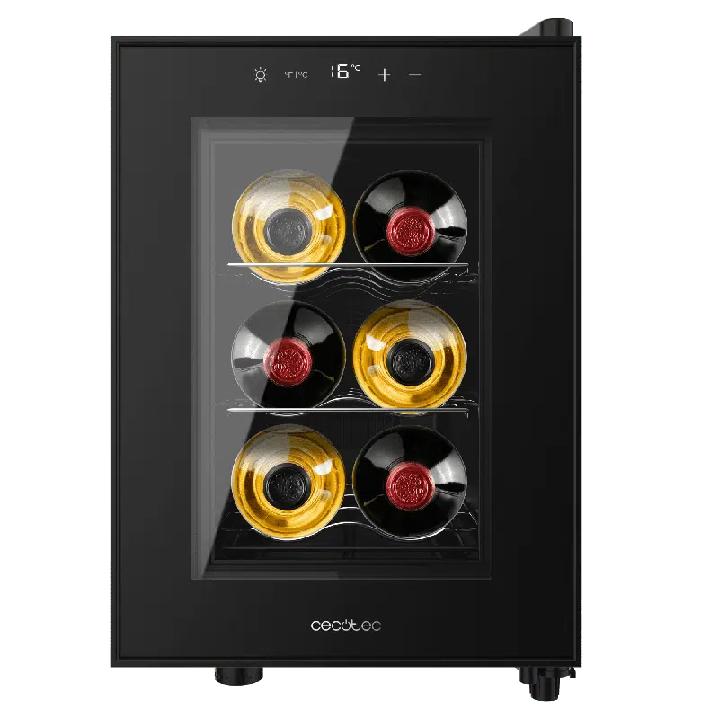 Vinoteca termoeléctrica Cecotec Bolero GrandSommelier 600 CoolCrystal - Imagen 2