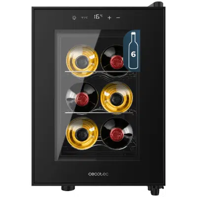 Vinoteca termoeléctrica Cecotec Bolero GrandSommelier 600 CoolCrystal