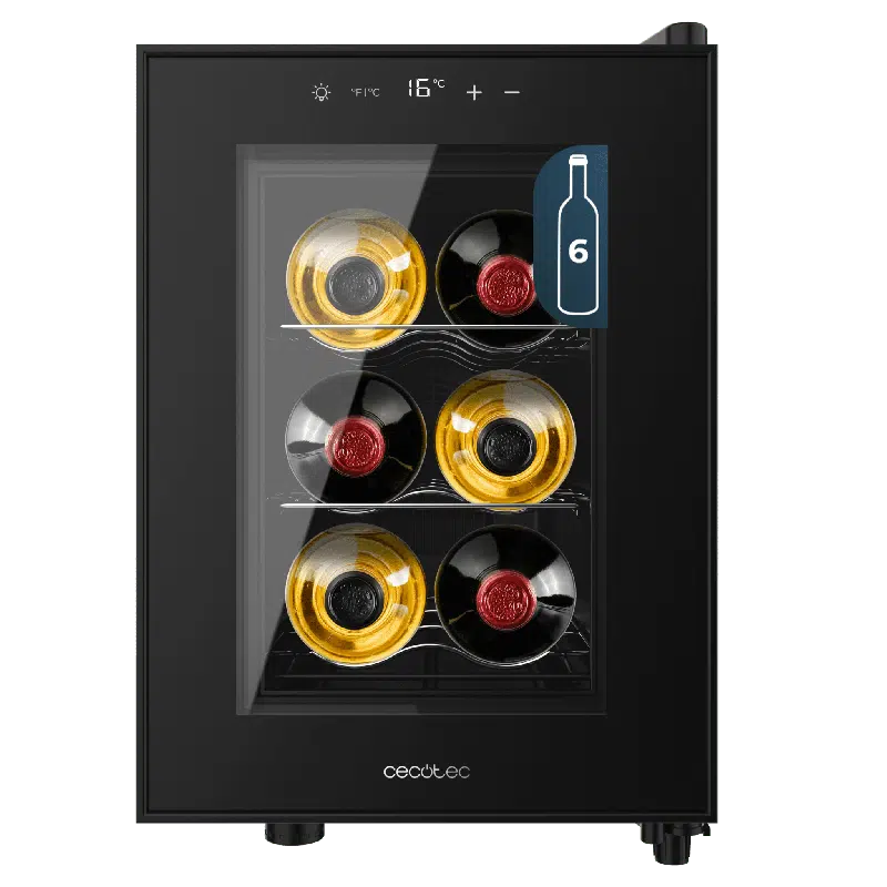 Vinoteca termoeléctrica Cecotec Bolero GrandSommelier 600 CoolCrystal