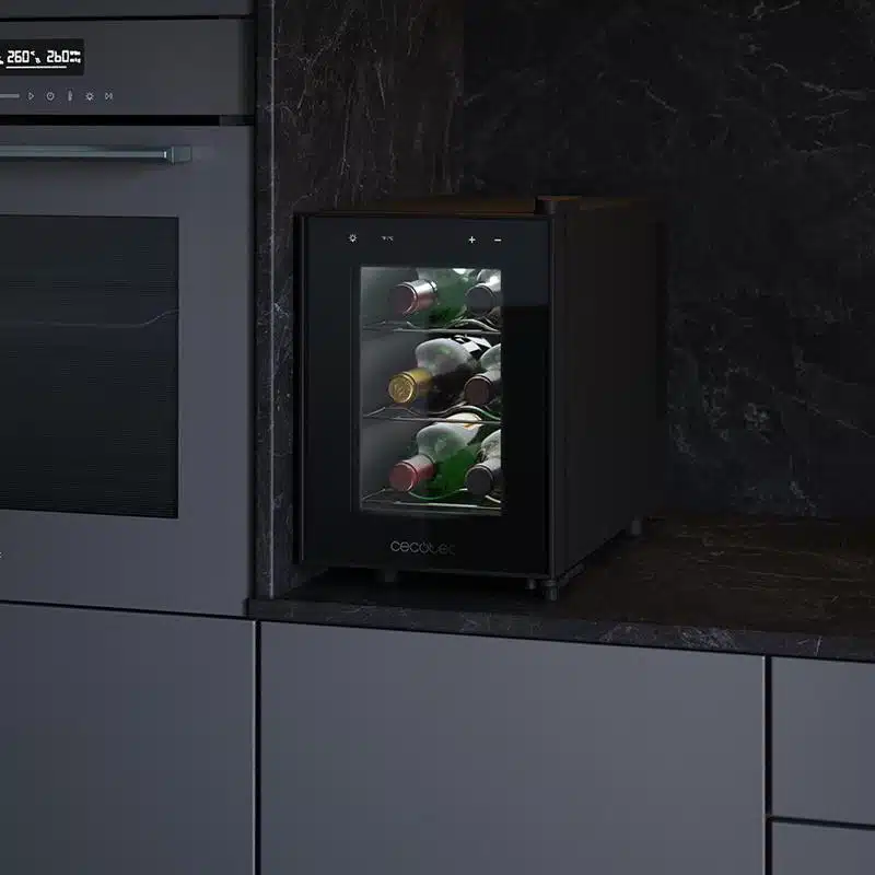 Vinoteca termoeléctrica Cecotec Bolero GrandSommelier 600 CoolCrystal - Imagen 8