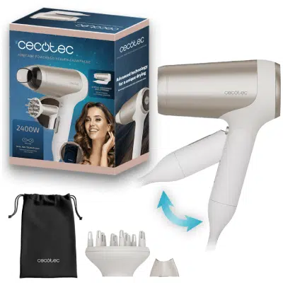 Secador de pelo Cecotec IoniCare Power&Go Heaven Champagne
