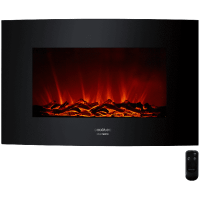 Chimenea eléctrica Cecotec Ready Warm 3510 Curved Flames