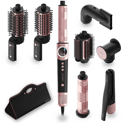 Moldeador de pelo Cecotec AirGlisse 8in1 Black