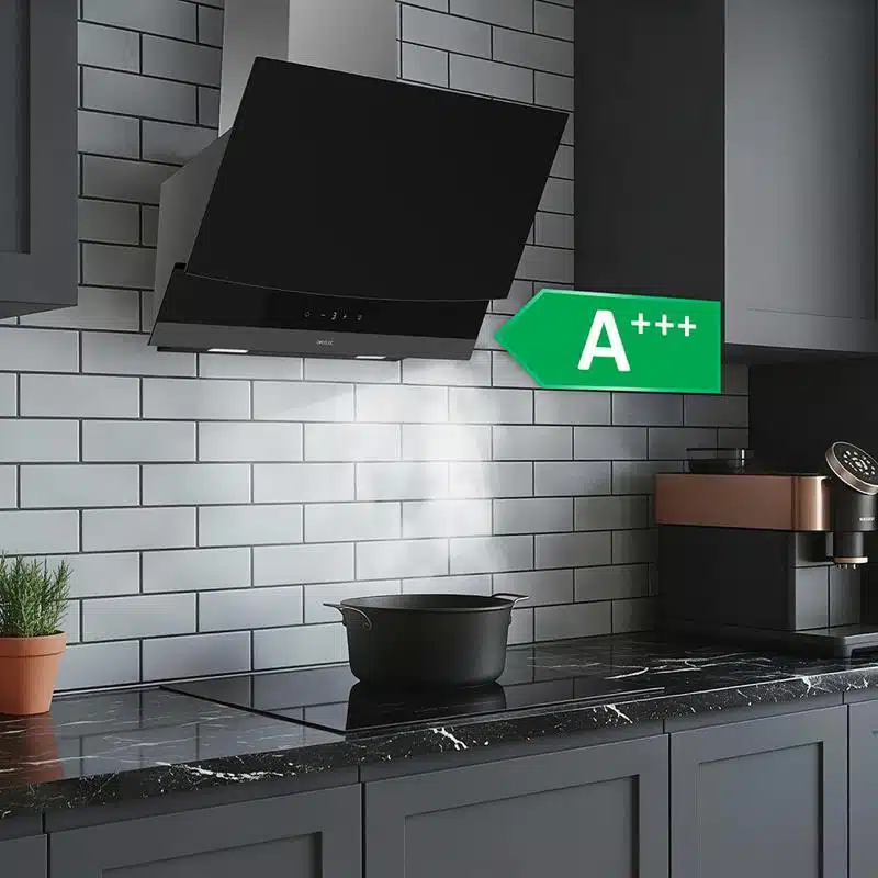 Campana Extractora Decorativa Cecotec Bolero Flux DT 604400 Matt Black A+++ - Imagen 4