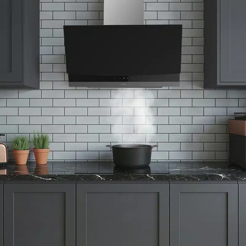 Campana Extractora Decorativa Cecotec Bolero Flux DT 604400 Matt Black A+++ - Imagen 8