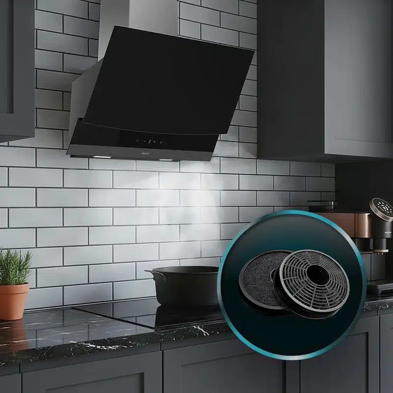 Campana Extractora Decorativa Cecotec Bolero Flux DT 604400 Matt Black A+++ - Imagen 10